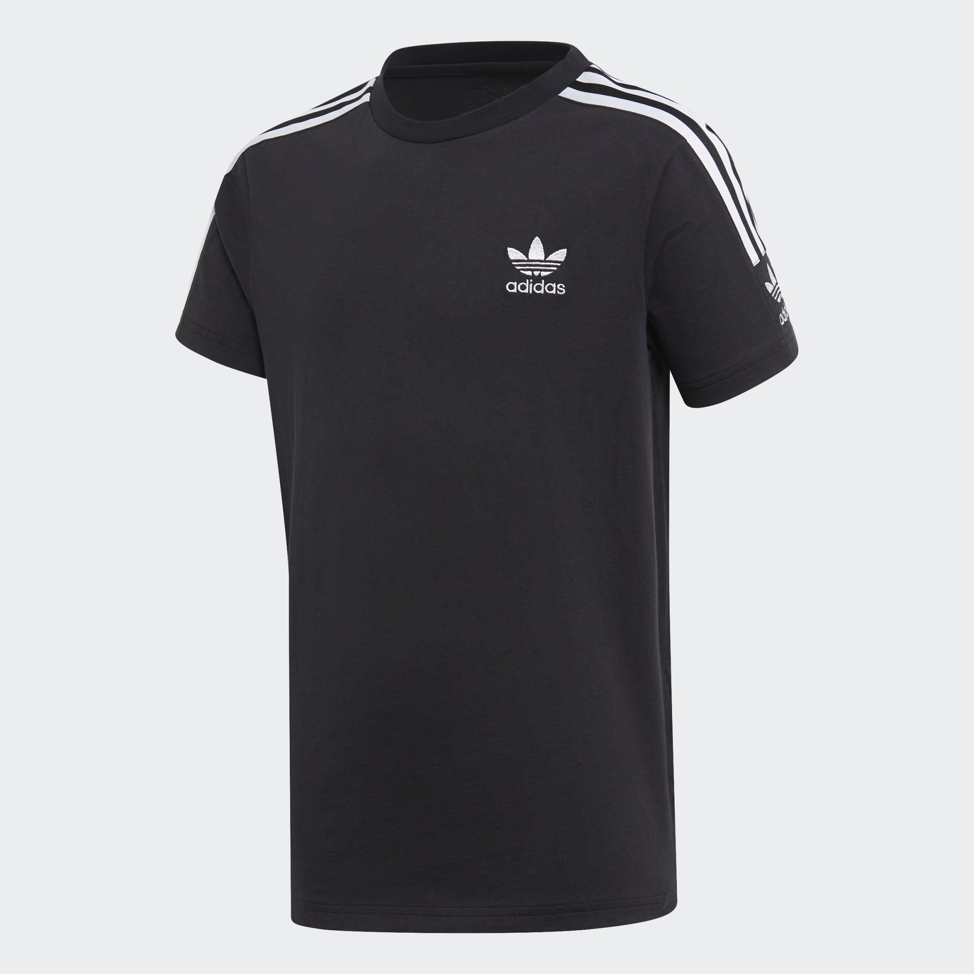 CAMISETA ADIDAS Básica bandas laterales. -