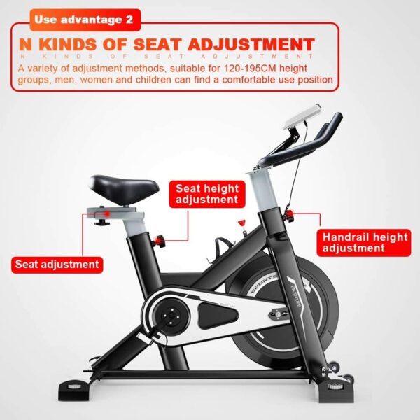 Bicicleta estática de fitness - Imagen 6