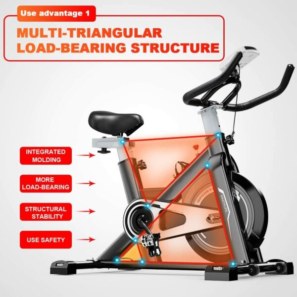 Bicicleta estática de fitness - Imagen 3