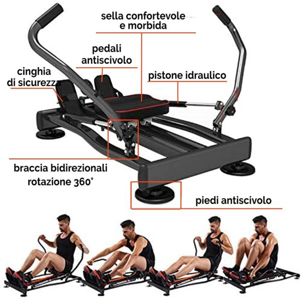 Máquina de Remo Ffitness - Imagen 4