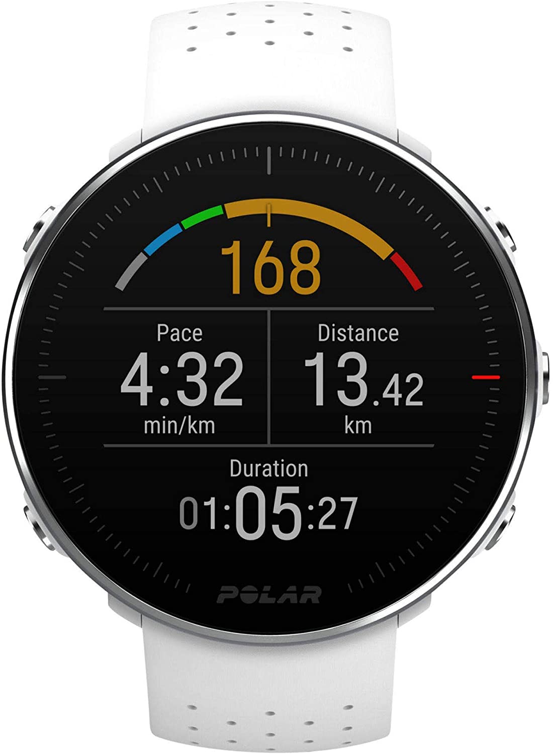 Polar vantage top m blanco