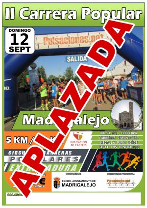 APLAZADA Carrera Madrigalejo