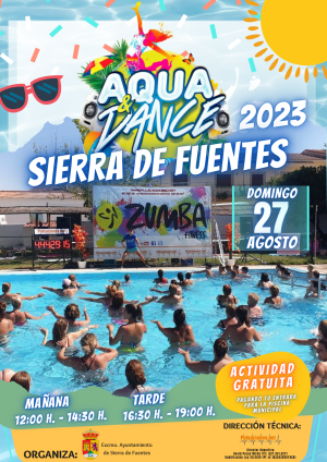 CARTEL AQUA-DANCE SIERRA DE FUENTES 2023