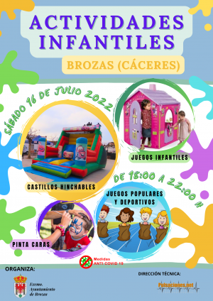 CARTEL Actividades Infantiles BROZAS 2022