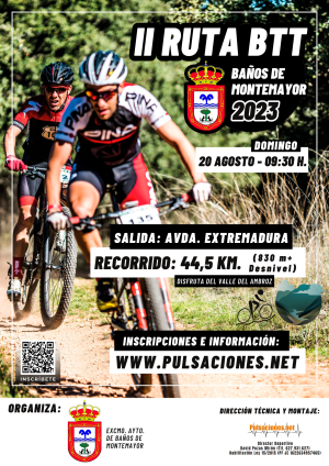 CARTEL II BTT BAÑOS DE MONTEMAYOR