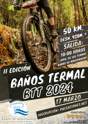CARTEL - II Baños Termal BTT 2024