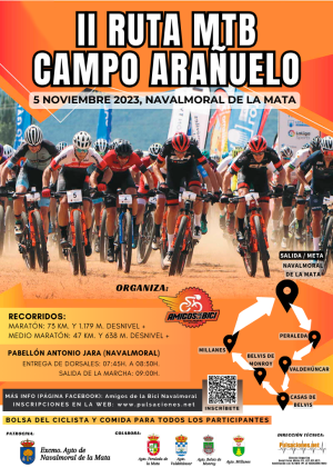 CARTEL II Ruta MTB CAMPO ARAÑUELO 2023