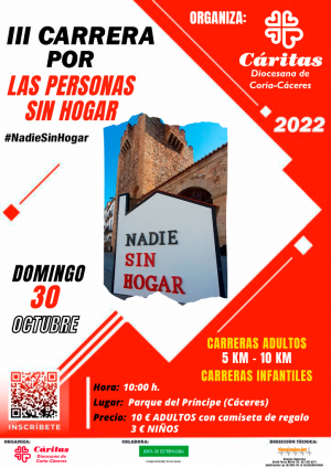 CARTEL III Carrera CÁRITAS 2022