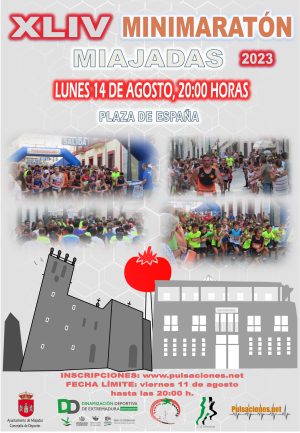 CARTEL MINIMARATON MIAJADAS 2023