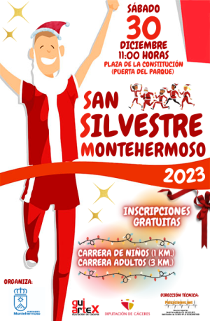 CARTEL SAN SILVESTRE MONTEHERMOSO 2023