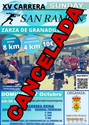 Carrera Zarza CANCELADA