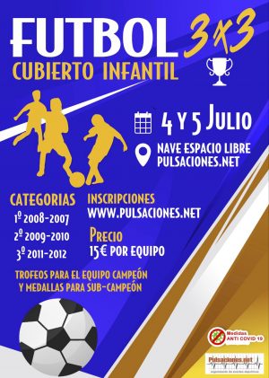 Cartel Fútbol 3x3