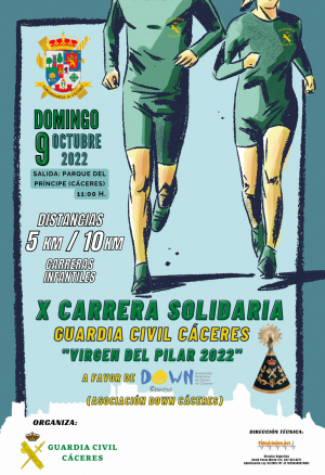 X Carrera Solidaria Guardia Civil Cáceres 2022